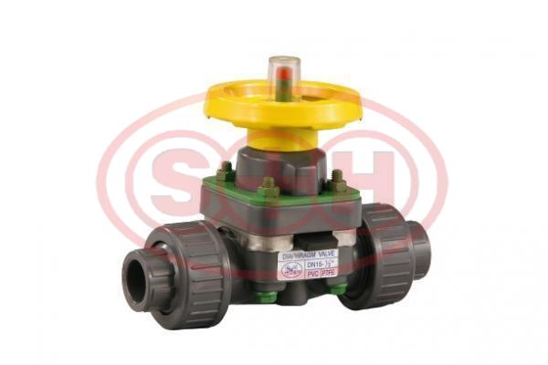 3-LAYERS DIAPHRAGM TRUE UNION VALVE