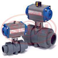 Pneumatic Actuated Ball Valve - Spring Return Type