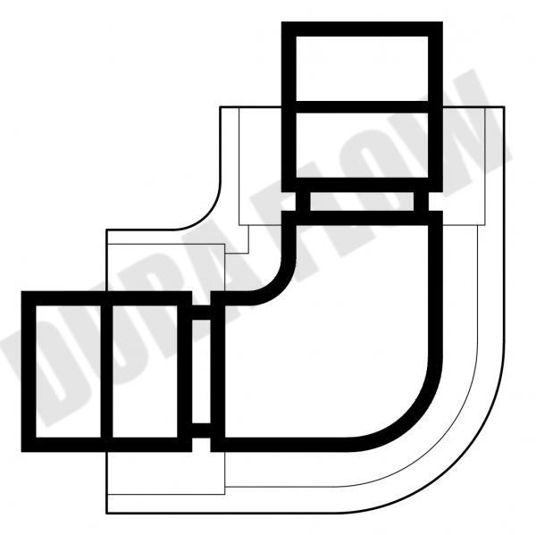 雙層90度彎頭